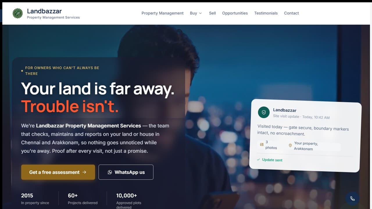 Landbazzar — project preview